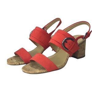 Naturalizer Kaylee Orange Sandals Size 8.5M